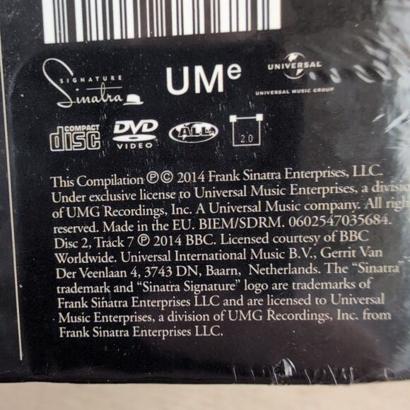 London by Frank Sinatra (CD, 2014) 3 CD 1 DVD BOX SET BRAND NEW FACTORY SEALED - Picture 9 of 9